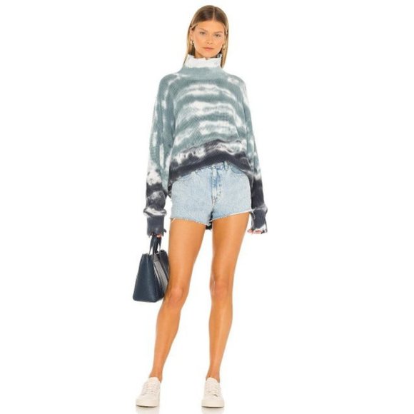 Young Fabulous & Broke Blue Cameron Turtleneck Sweater - Picture 4 of 14